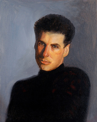 male portrait oil painting