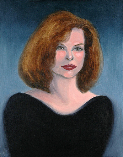 contemporary portrait oil painting 